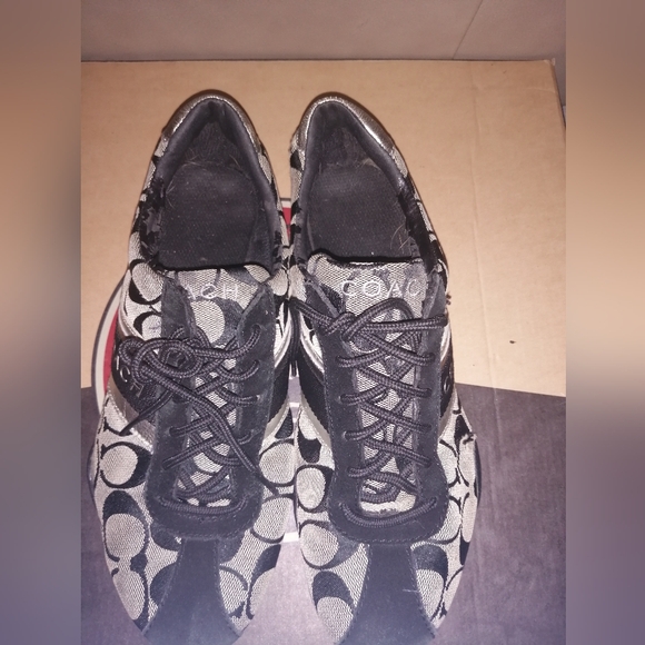 Coach Jayme Q582 Signature Sneakers Size 8M - Picture 6 of 10